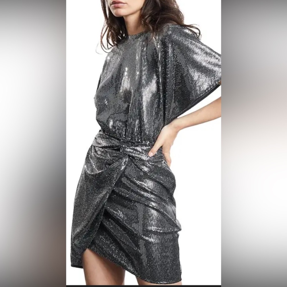 The Kooples Metallic Sequin Dress NWOT